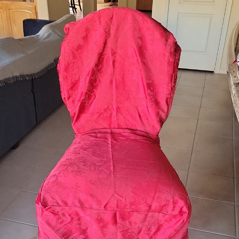 THREE Elegant Christmas Chair Covers